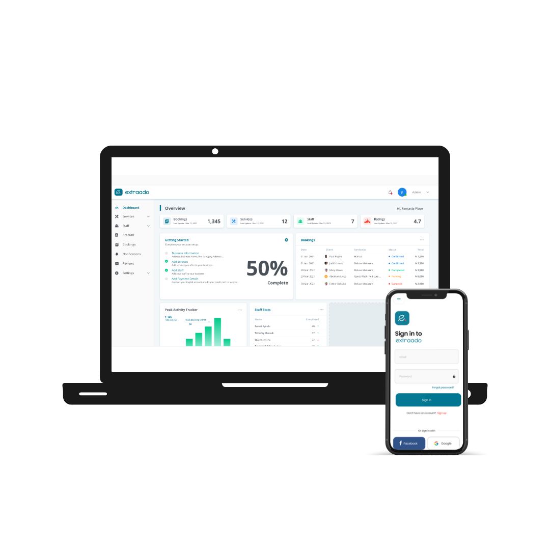 Enhance Beauty Experiences with Personalized Bookings and Salon Management platform screen 1